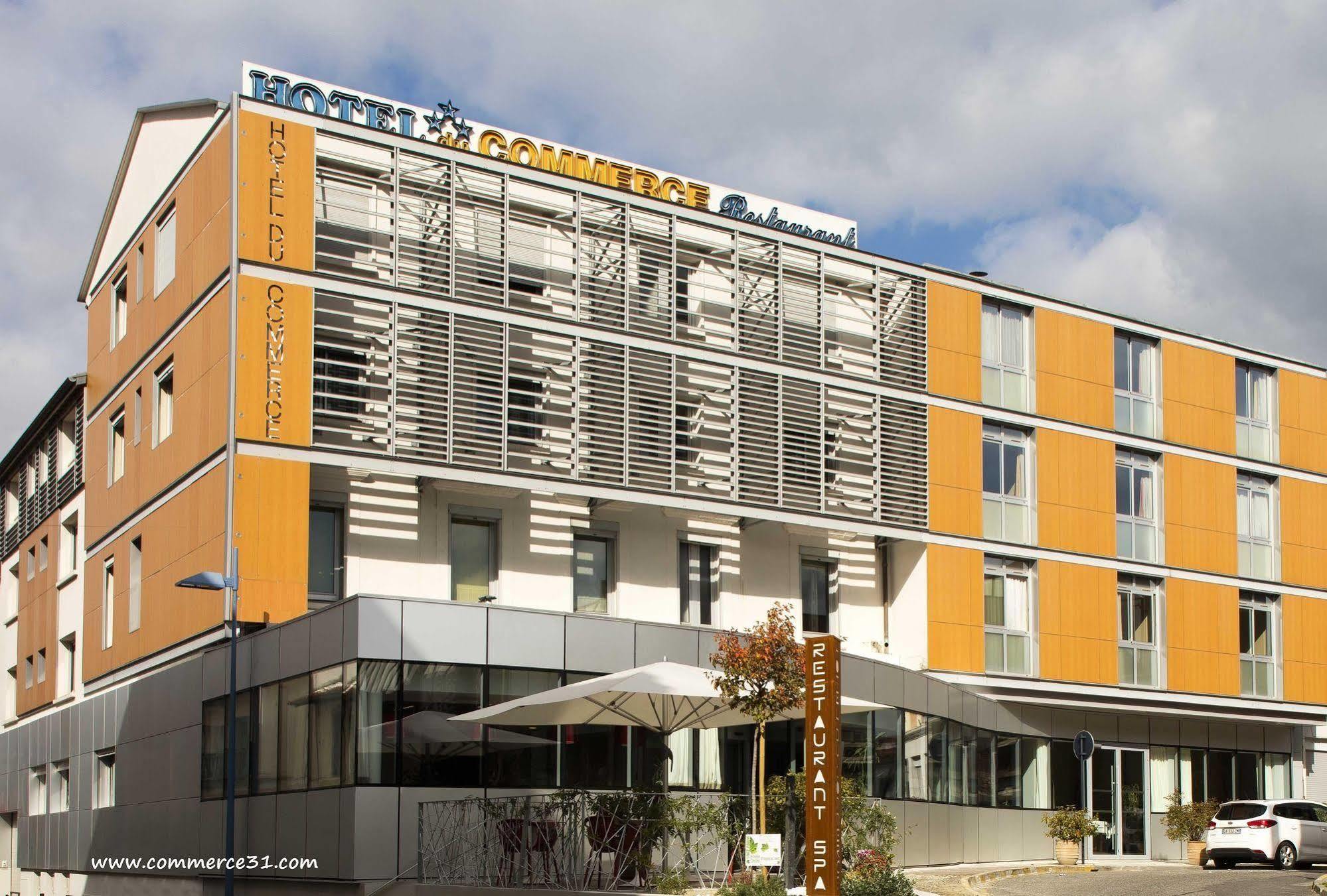 Hotel Du Commerce Spa Saint Gaudens Exterior foto